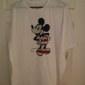 Disney White Mickey Mouse Graphic Tee